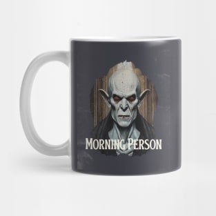 Horror Movie Vampire Morning Person Mug